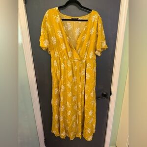 Floral Yellow Dress